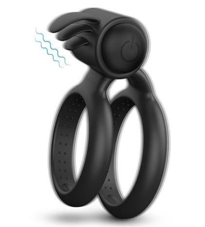 Double Ring Accessory — Black